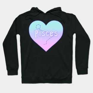 Pisces Constellation Heart Hoodie